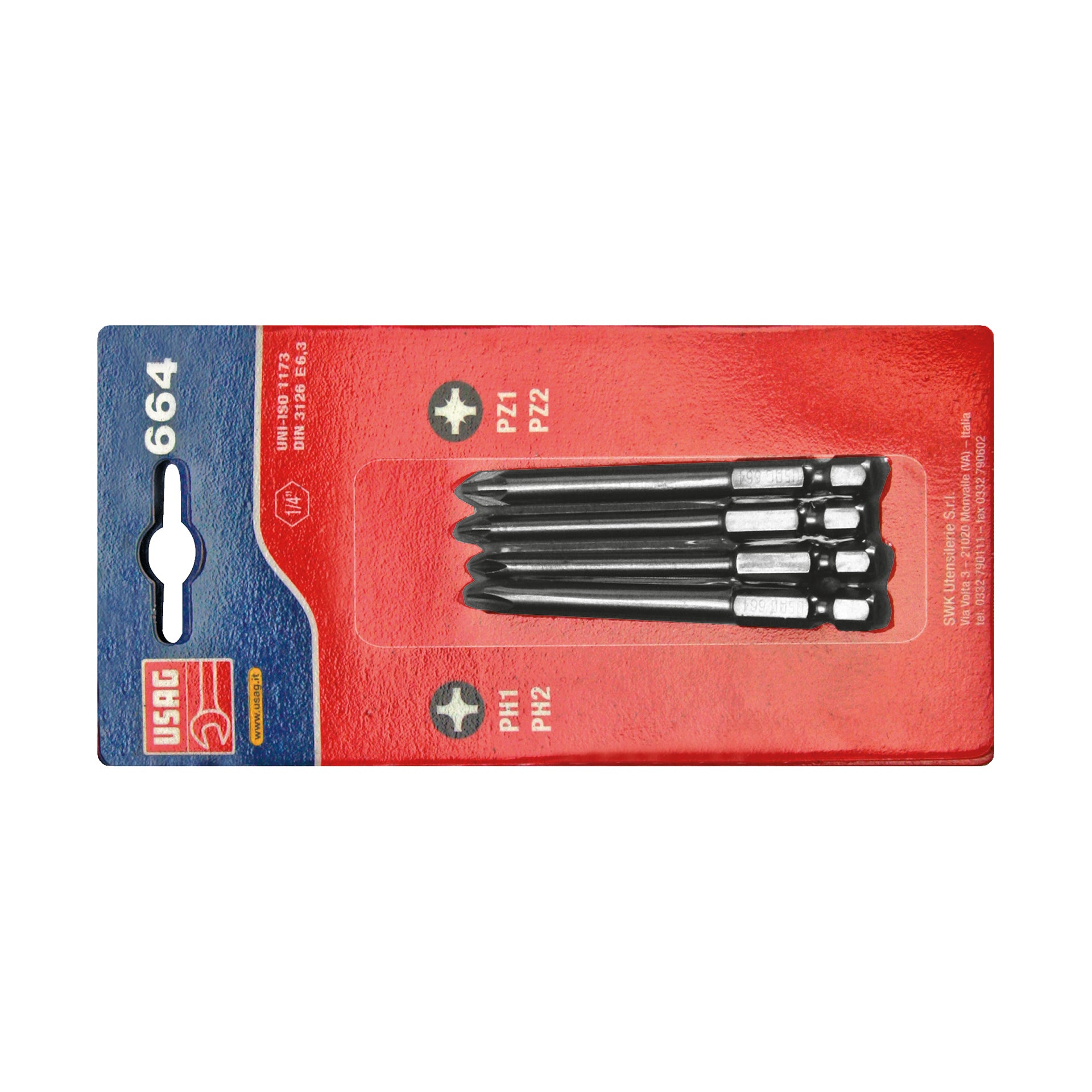 664 S4/75 - Assortiment sous blister (4 pcs) - Raccord 1/4 664 S4/75 - Assortiment sous blister (4 pcs) - Raccord 1/4